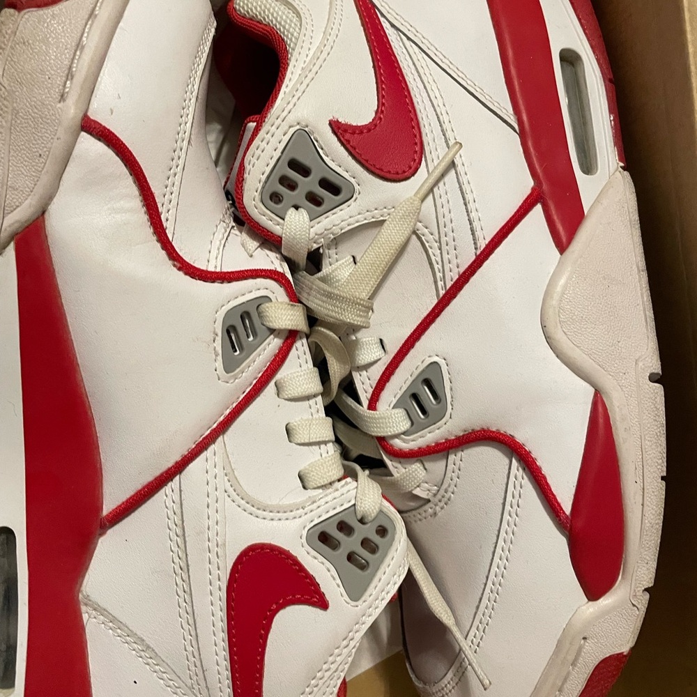 Nike Red and White Sneakers